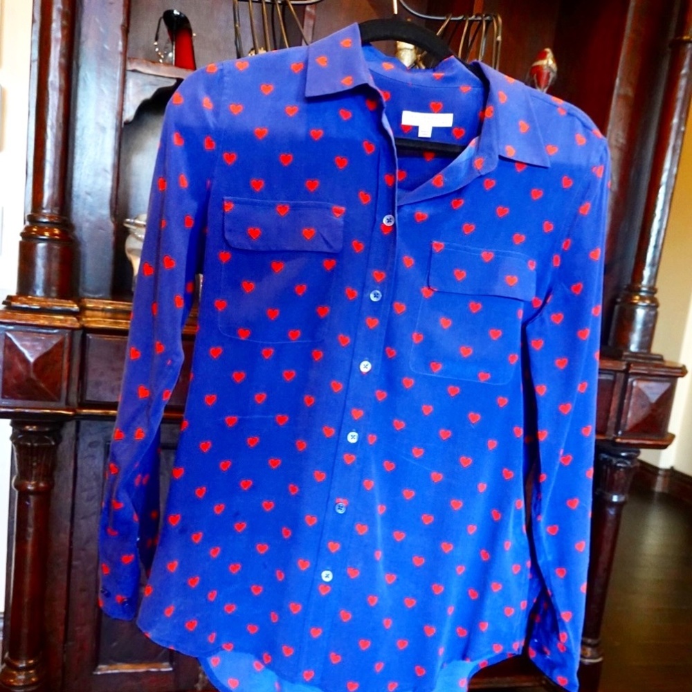Equipment button down blouse Size medium